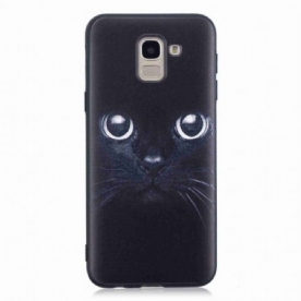 Hoesje voor Samsung Galaxy J6 Kattenogen