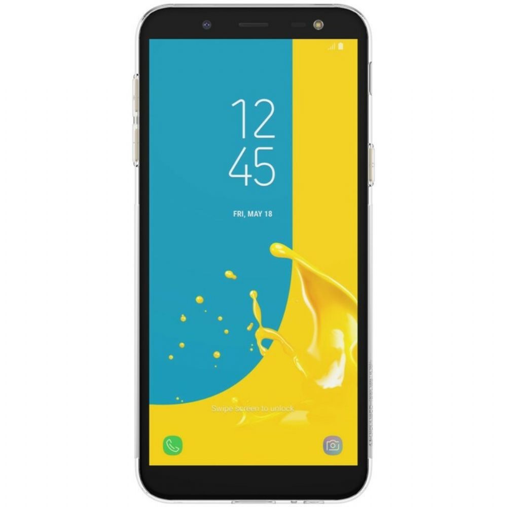 Hoesje voor Samsung Galaxy J6 Transparante Nillkin