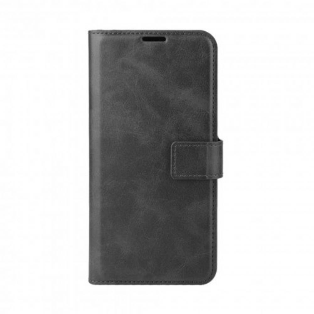 Flip Case voor Oppo A15 Extreem Slank Leereffect