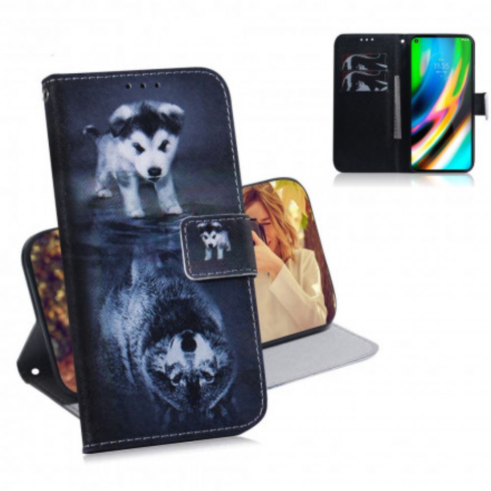 Folio-hoesje voor Moto G9 Plus Ernesto De Wolf