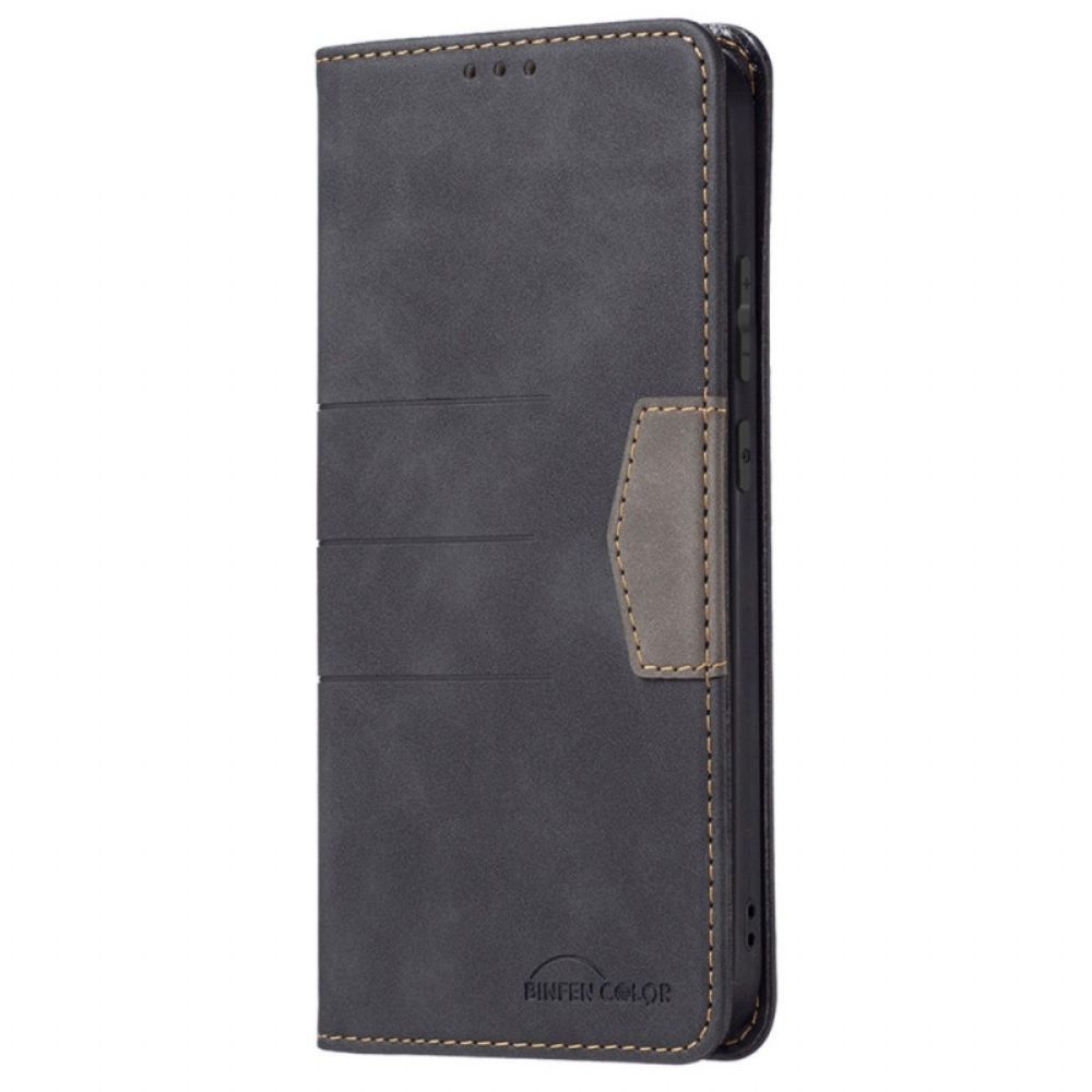 Bescherming Hoesje voor Samsung Galaxy M23 5G Folio-hoesje Binfen-kleur