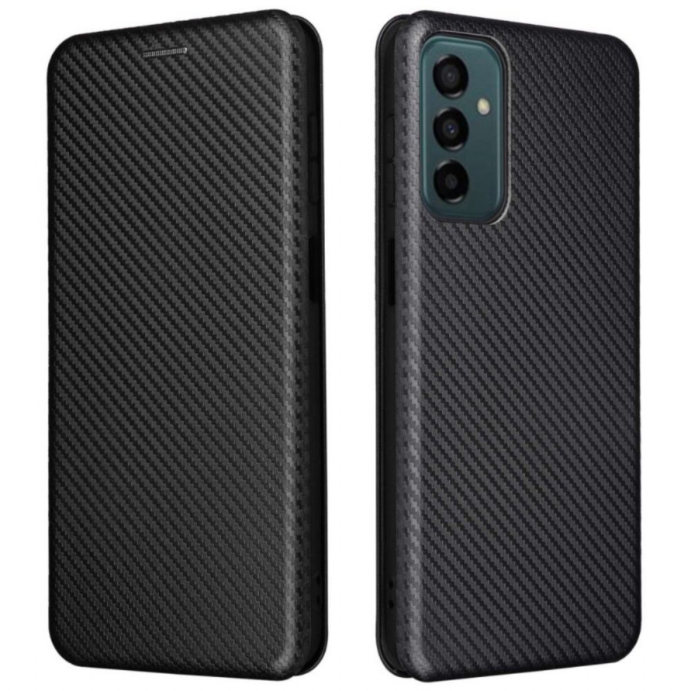 Bescherming Hoesje voor Samsung Galaxy M23 5G Folio-hoesje Koolstofvezel