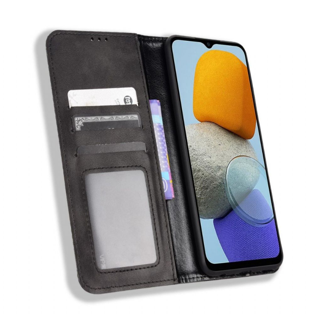 Bescherming Hoesje voor Samsung Galaxy M23 5G Folio-hoesje Vintage Gestileerd Leereffect