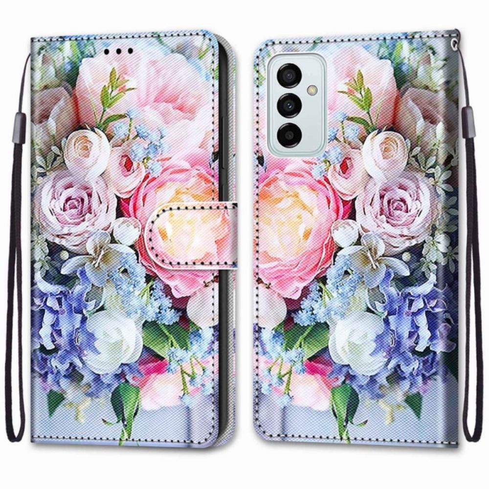 Flip Case voor Samsung Galaxy M23 5G Bloemenwonder