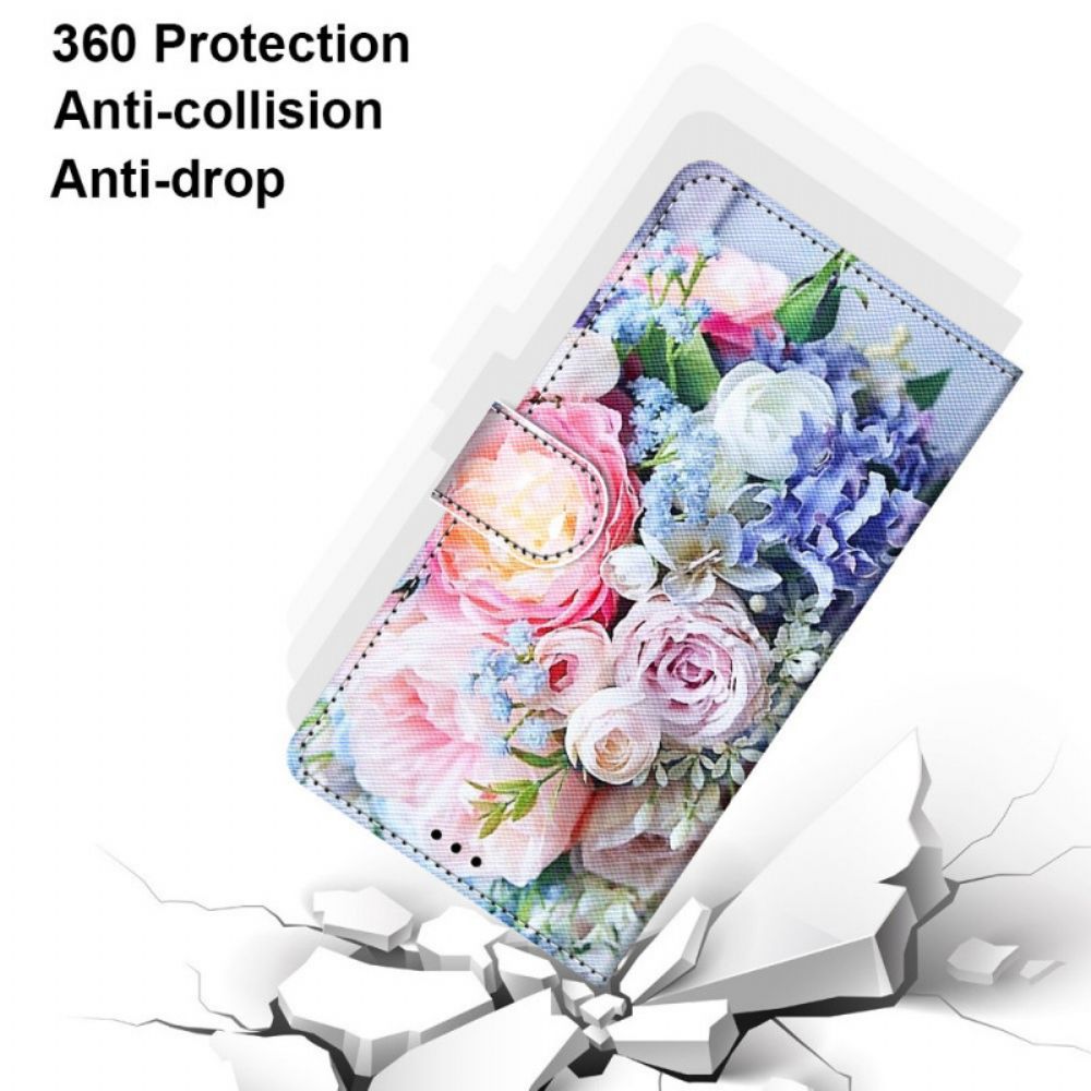 Flip Case voor Samsung Galaxy M23 5G Bloemenwonder