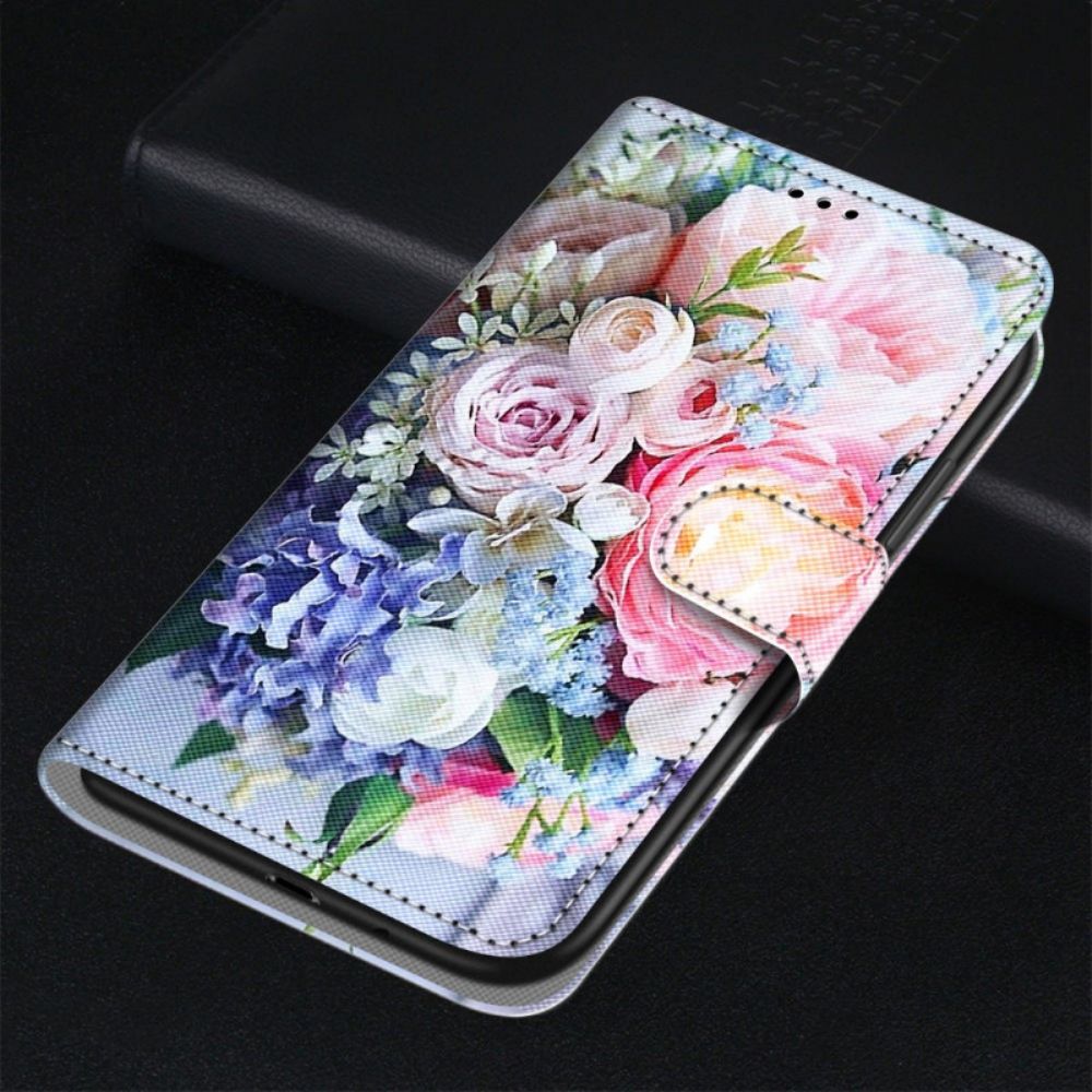 Flip Case voor Samsung Galaxy M23 5G Bloemenwonder