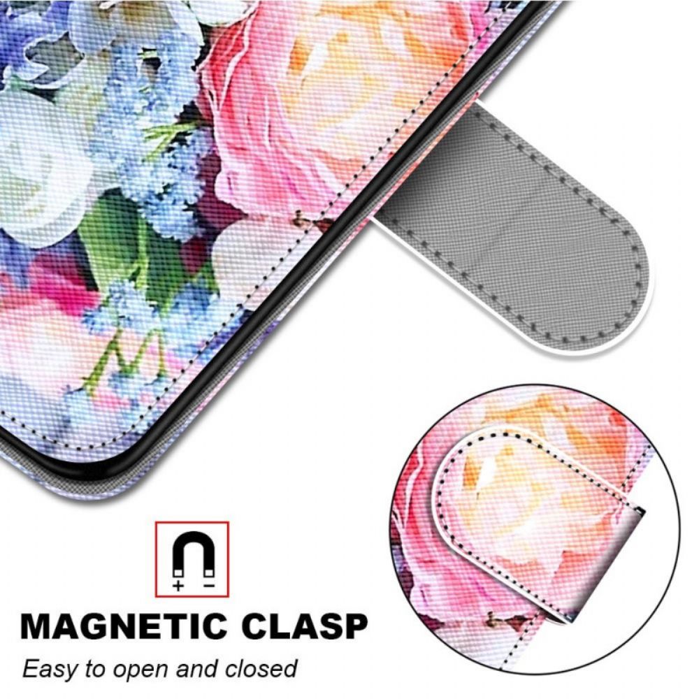 Flip Case voor Samsung Galaxy M23 5G Bloemenwonder