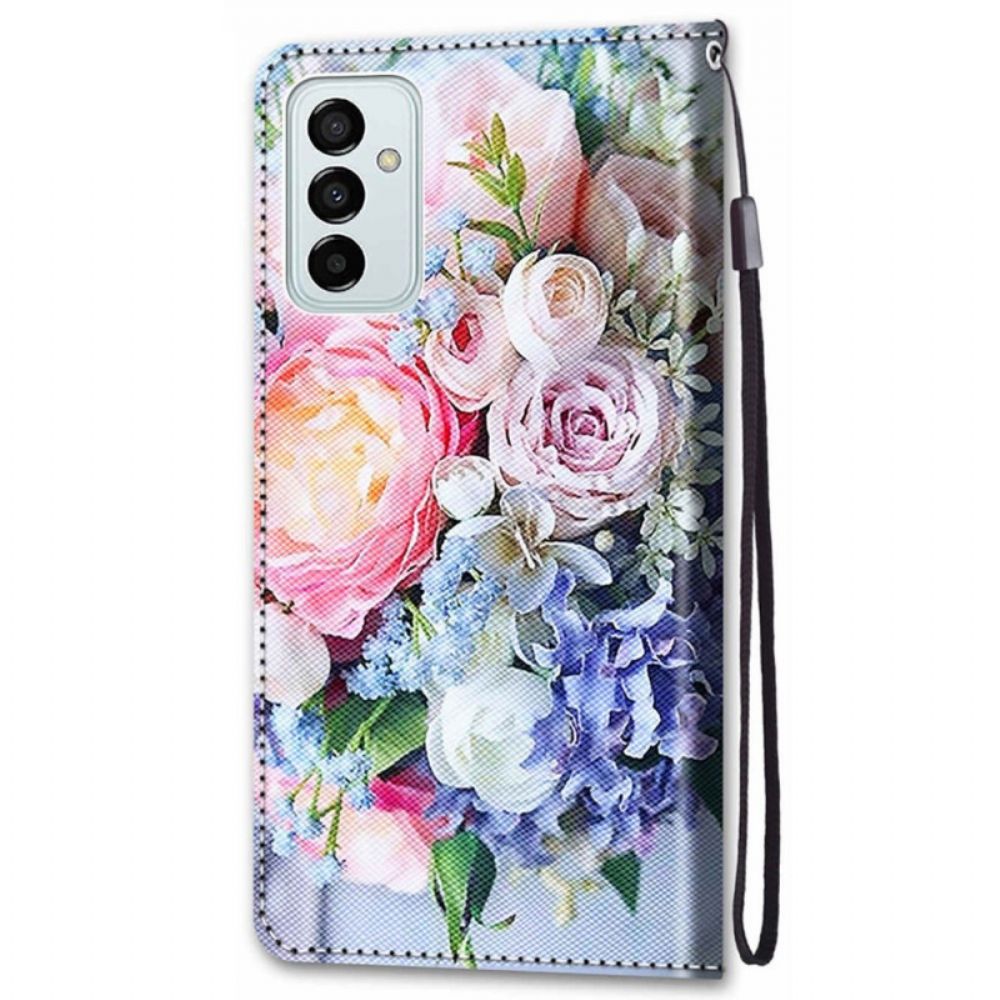 Flip Case voor Samsung Galaxy M23 5G Bloemenwonder