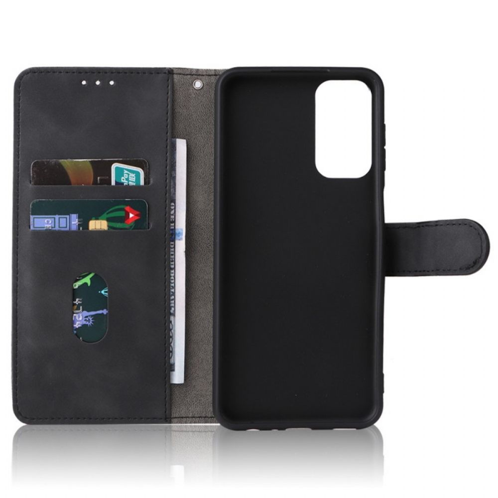 Flip Case voor Samsung Galaxy M23 5G Met Ketting Skin-touch-riem