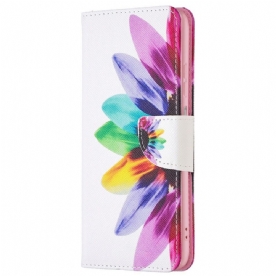 Folio-hoesje voor Samsung Galaxy M23 5G Aquarel Bloem