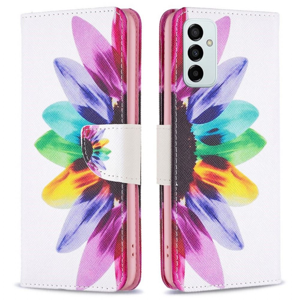 Folio-hoesje voor Samsung Galaxy M23 5G Aquarel Bloem