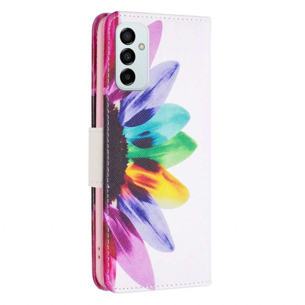 Folio-hoesje voor Samsung Galaxy M23 5G Aquarel Bloem