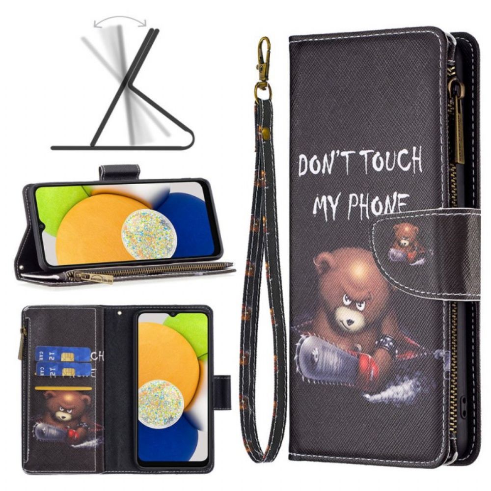 Folio-hoesje voor Samsung Galaxy M23 5G Berentas En Lanyard