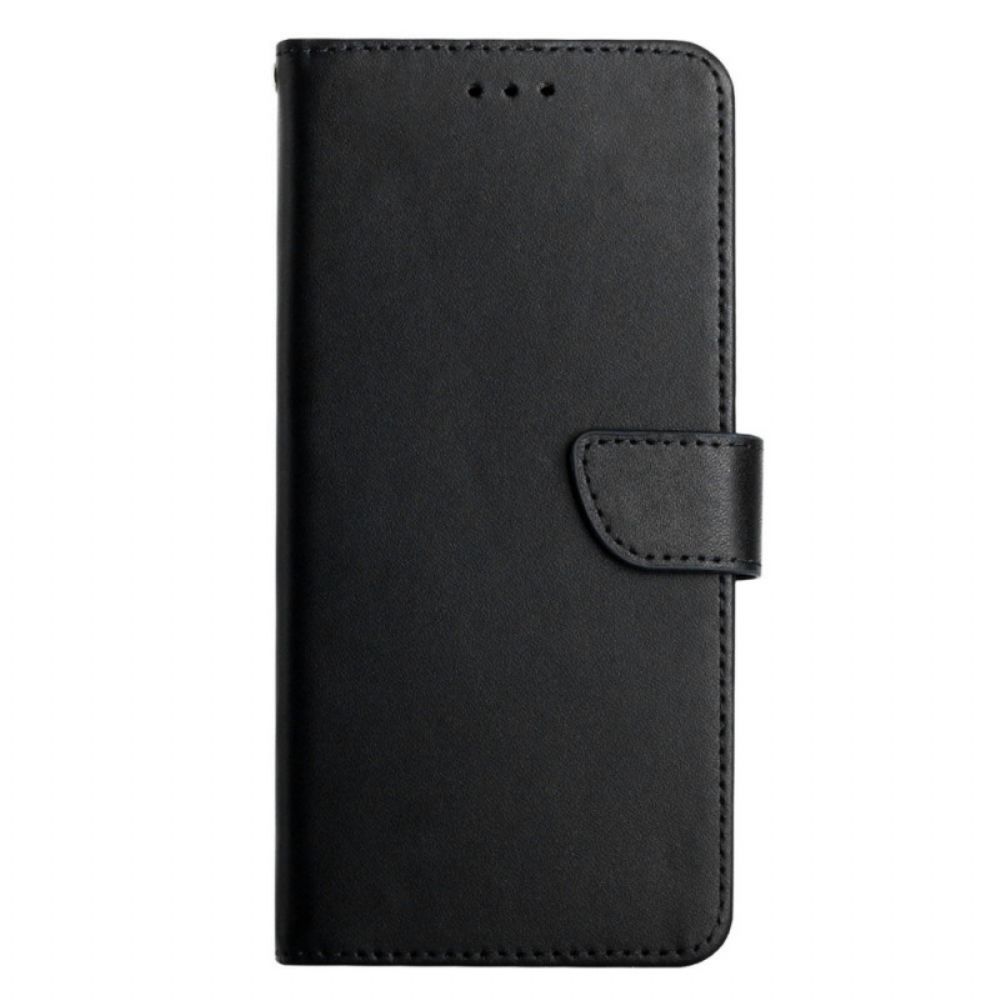 Folio-hoesje voor Samsung Galaxy M23 5G Echt Nappaleer