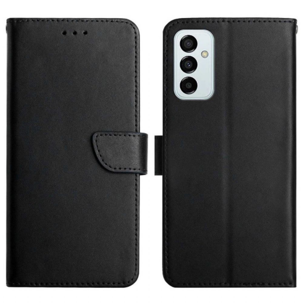 Folio-hoesje voor Samsung Galaxy M23 5G Echt Nappaleer