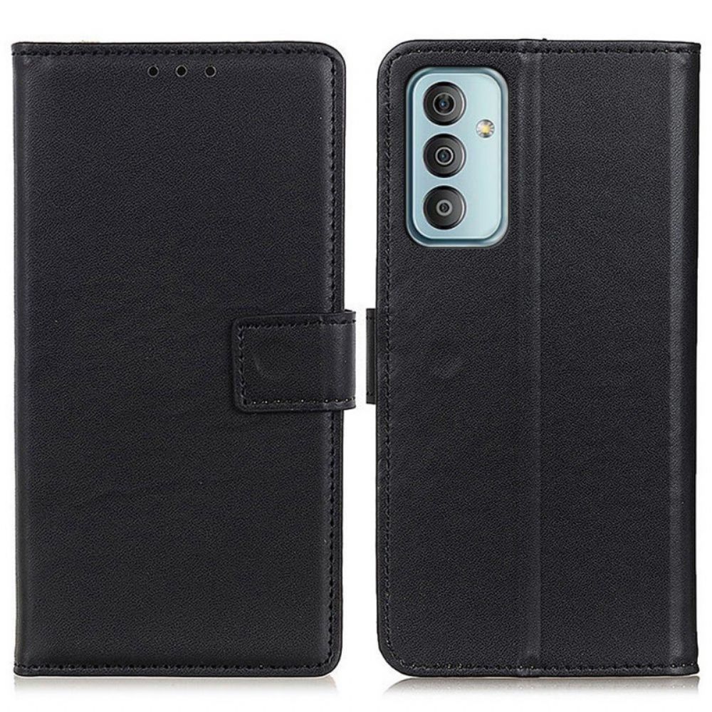 Folio-hoesje voor Samsung Galaxy M23 5G Eenvoudige Lederen Stijl