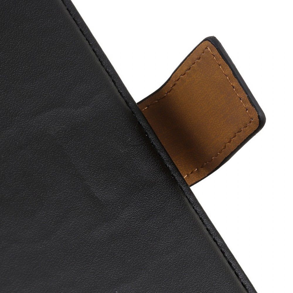 Folio-hoesje voor Samsung Galaxy M23 5G Eenvoudige Lederen Stijl