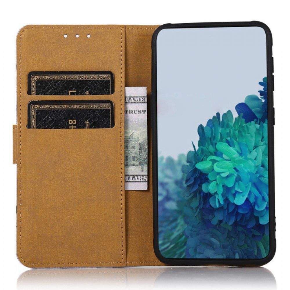 Folio-hoesje voor Samsung Galaxy M23 5G Eiffeltoren Van De Dichter