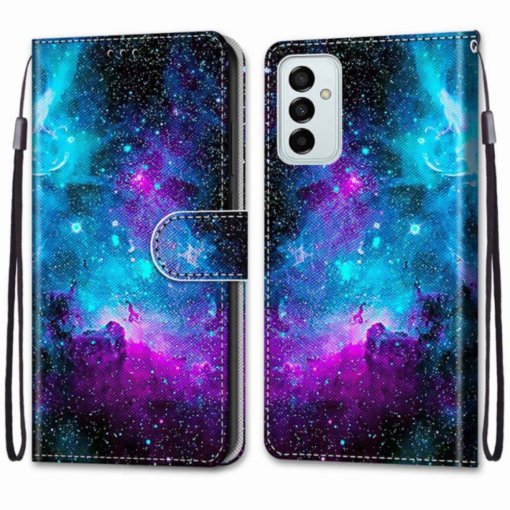 Folio-hoesje voor Samsung Galaxy M23 5G Kosmische Hemel