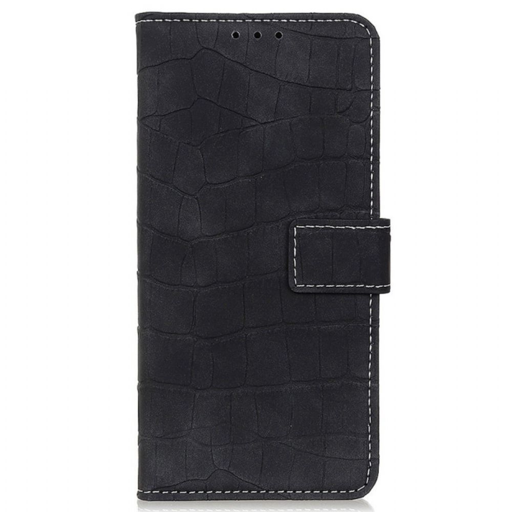 Folio-hoesje voor Samsung Galaxy M23 5G Krokodillenleer Stijl