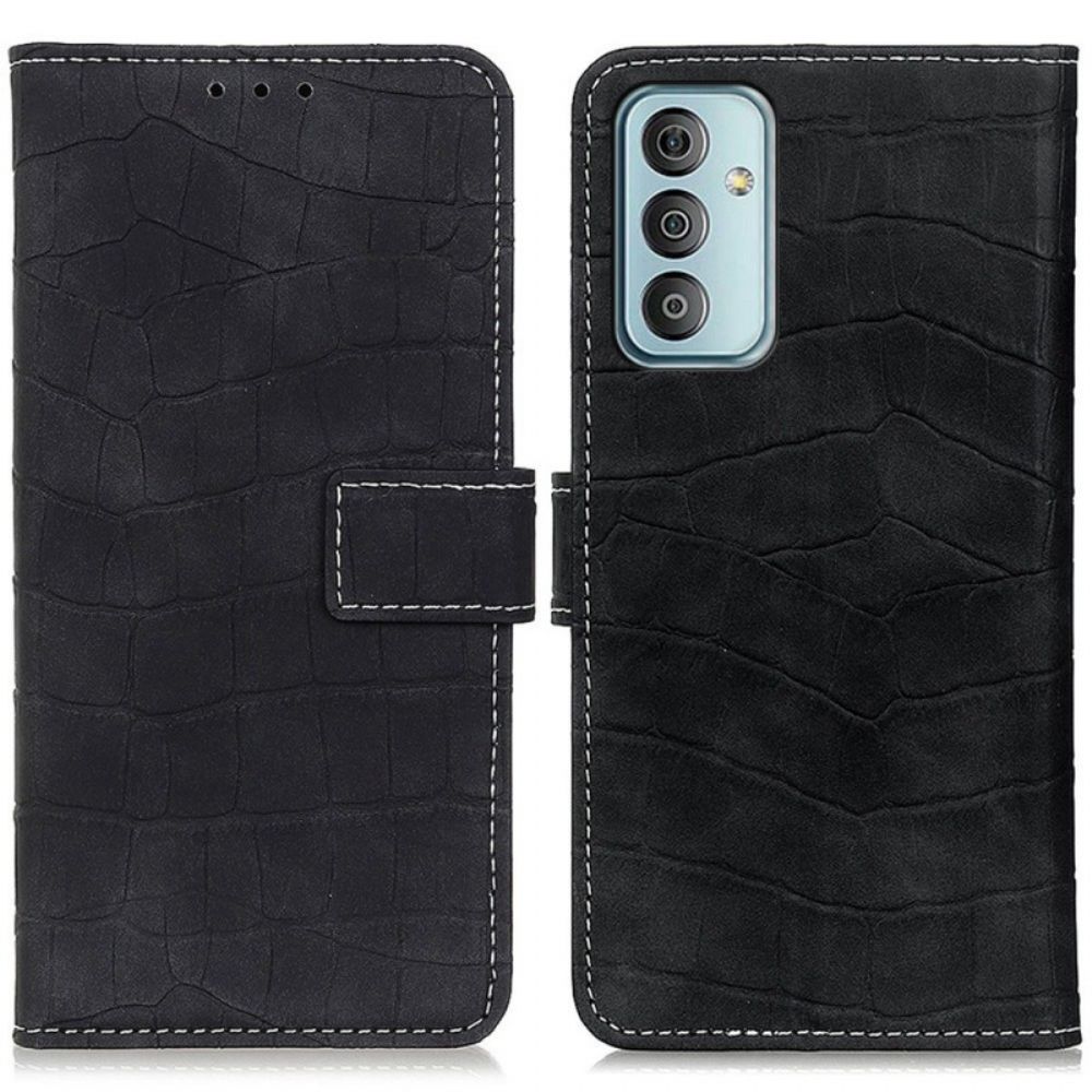 Folio-hoesje voor Samsung Galaxy M23 5G Krokodillenleer Stijl