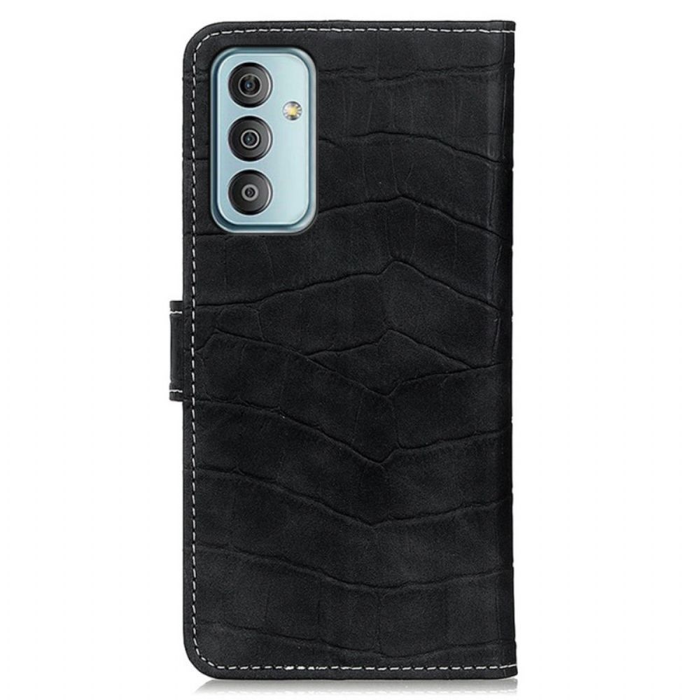 Folio-hoesje voor Samsung Galaxy M23 5G Krokodillenleer Stijl