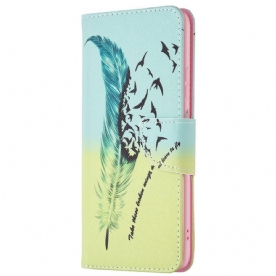 Folio-hoesje voor Samsung Galaxy M23 5G Leren Vliegen