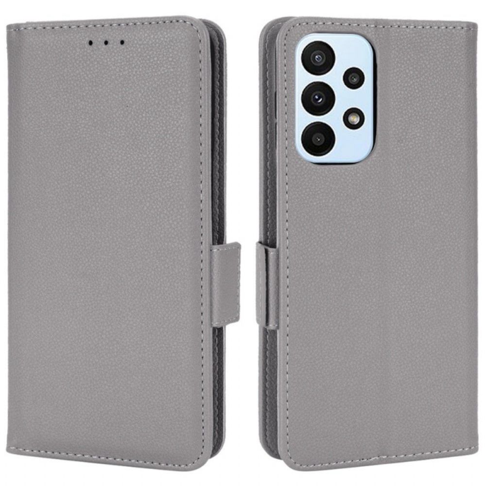 Folio-hoesje voor Samsung Galaxy M23 5G Lichi Lederen Stijl