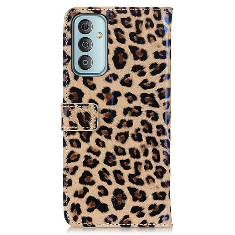 Folio-hoesje voor Samsung Galaxy M23 5G Luipaardhuideffect