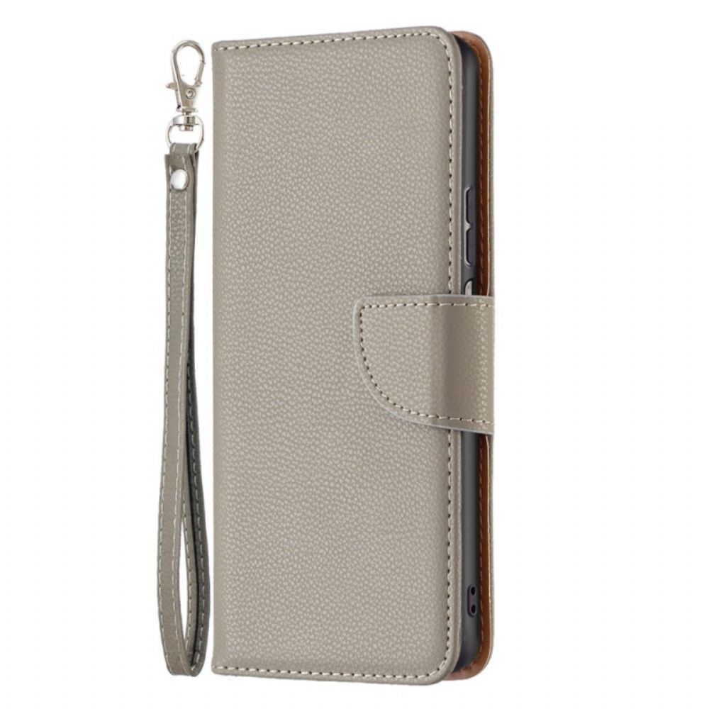 Folio-hoesje voor Samsung Galaxy M23 5G Met Ketting Schuine Riemsluiting