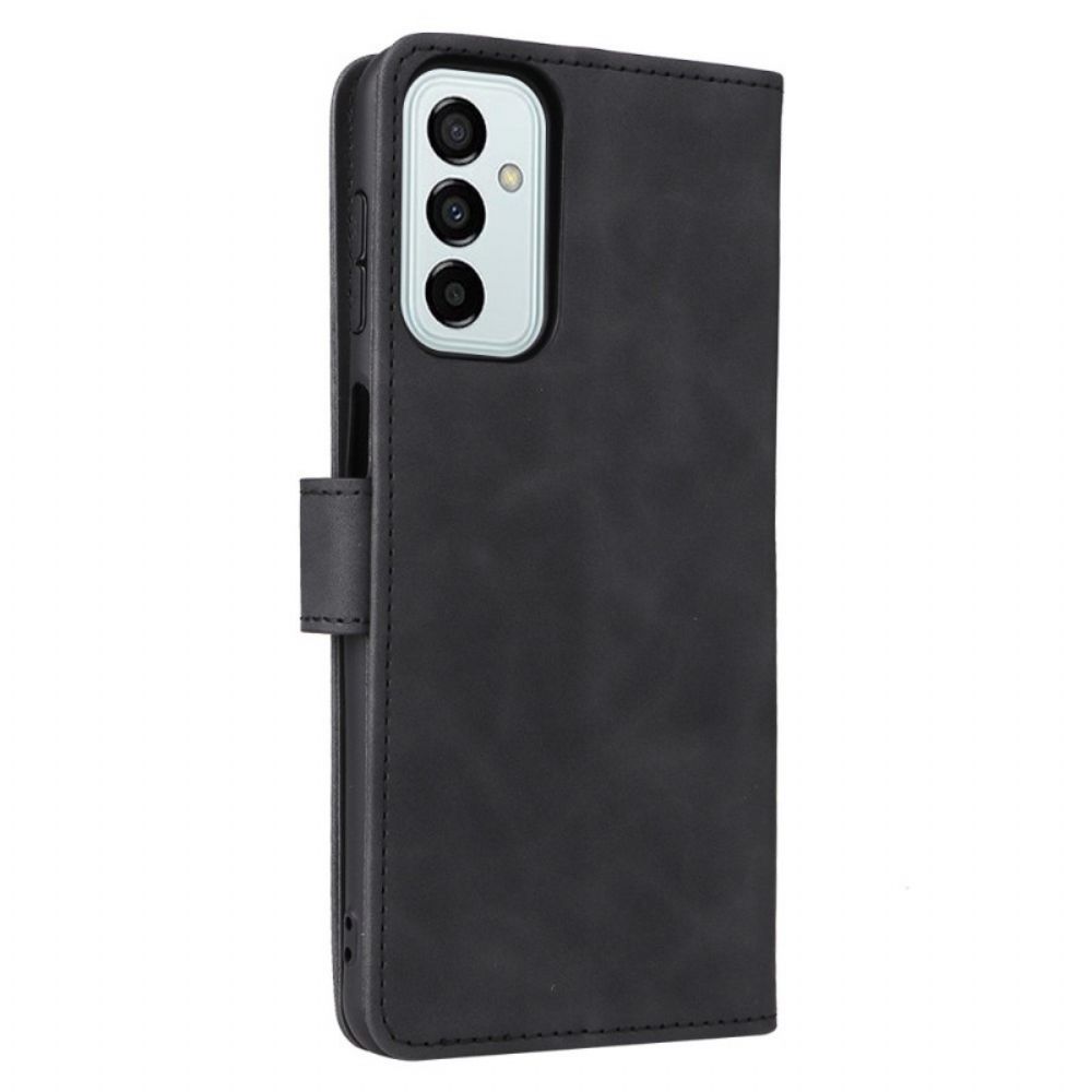 Folio-hoesje voor Samsung Galaxy M23 5G Met Ketting Skin-touch-riem