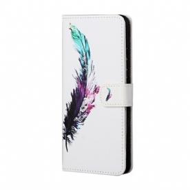 Folio-hoesje voor Samsung Galaxy M23 5G Met Ketting Thong Veer