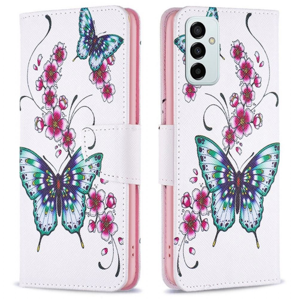 Folio-hoesje voor Samsung Galaxy M23 5G Mooie Vlinders