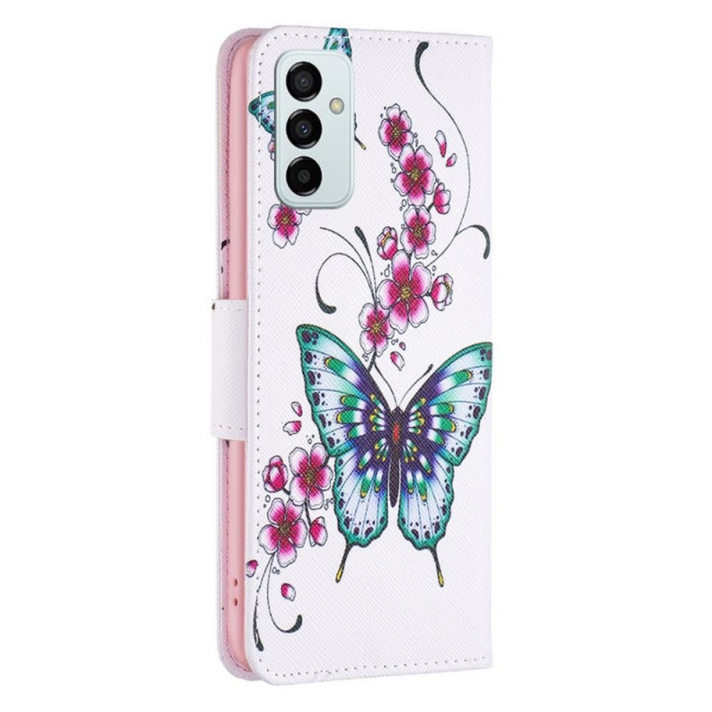 Folio-hoesje voor Samsung Galaxy M23 5G Mooie Vlinders