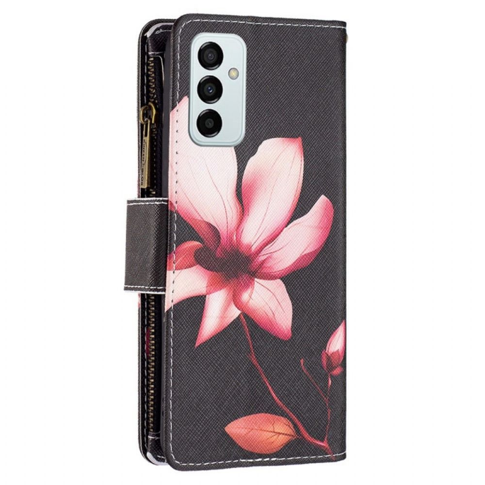 Folio-hoesje voor Samsung Galaxy M23 5G Portemonnee En Bloemenkoord