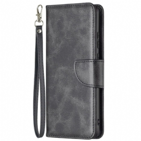 Folio-hoesje voor Samsung Galaxy M23 5G Schuine Sluiting Met Riem