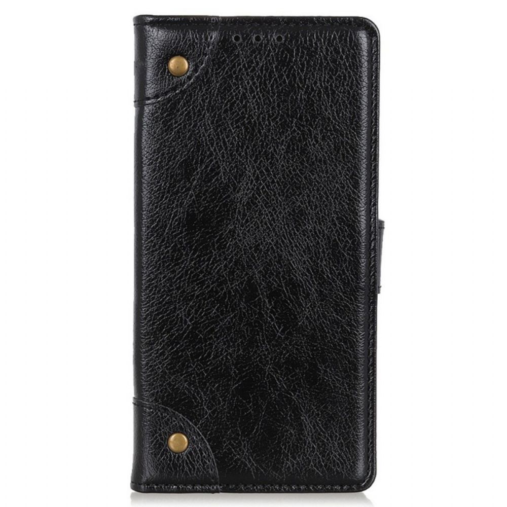 Folio-hoesje voor Samsung Galaxy M23 5G Vintage Nappaleer