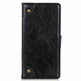 Folio-hoesje voor Samsung Galaxy M23 5G Vintage Nappaleer