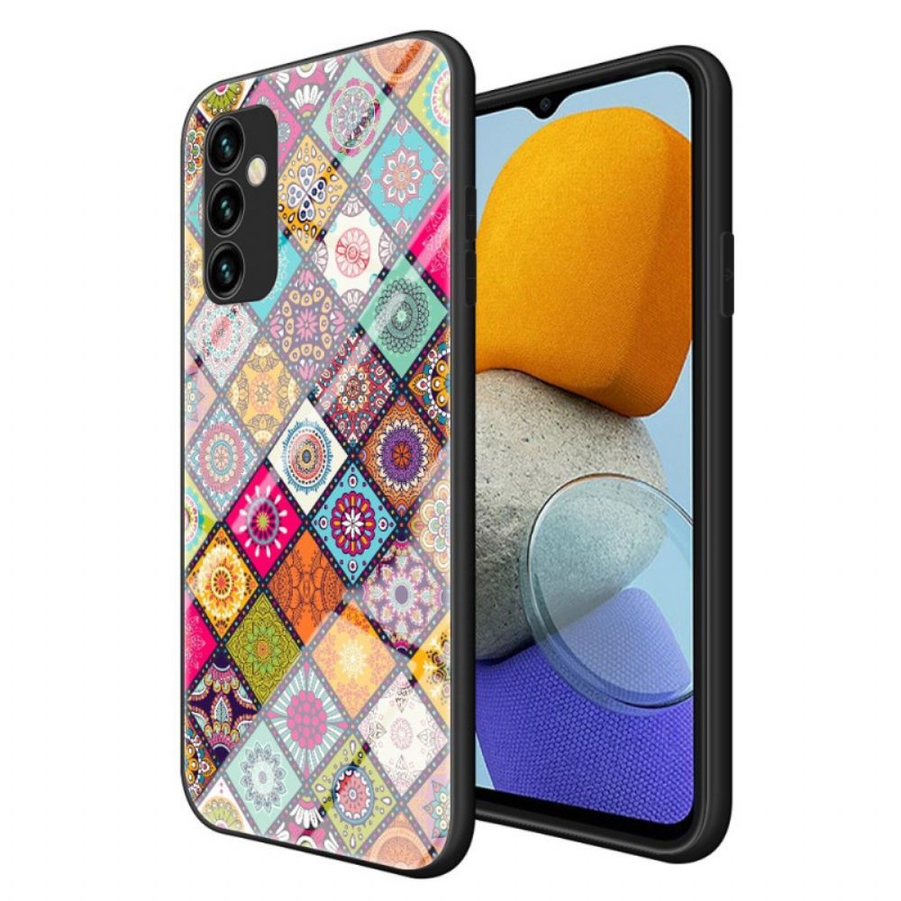 Hoesje voor Samsung Galaxy M23 5G Magnetische Patchwork Houder