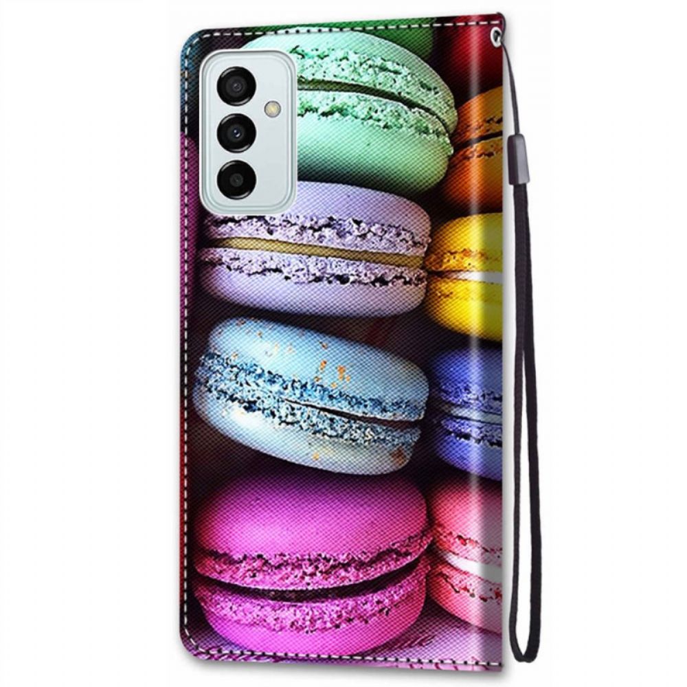 Leren Hoesje voor Samsung Galaxy M23 5G Bitterkoekjes