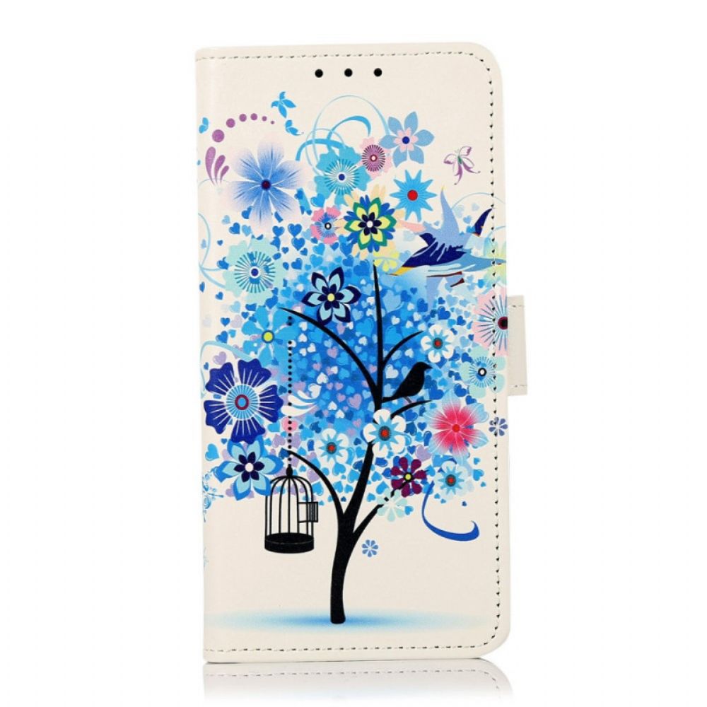 Leren Hoesje voor Samsung Galaxy M23 5G Bloeiende Boom