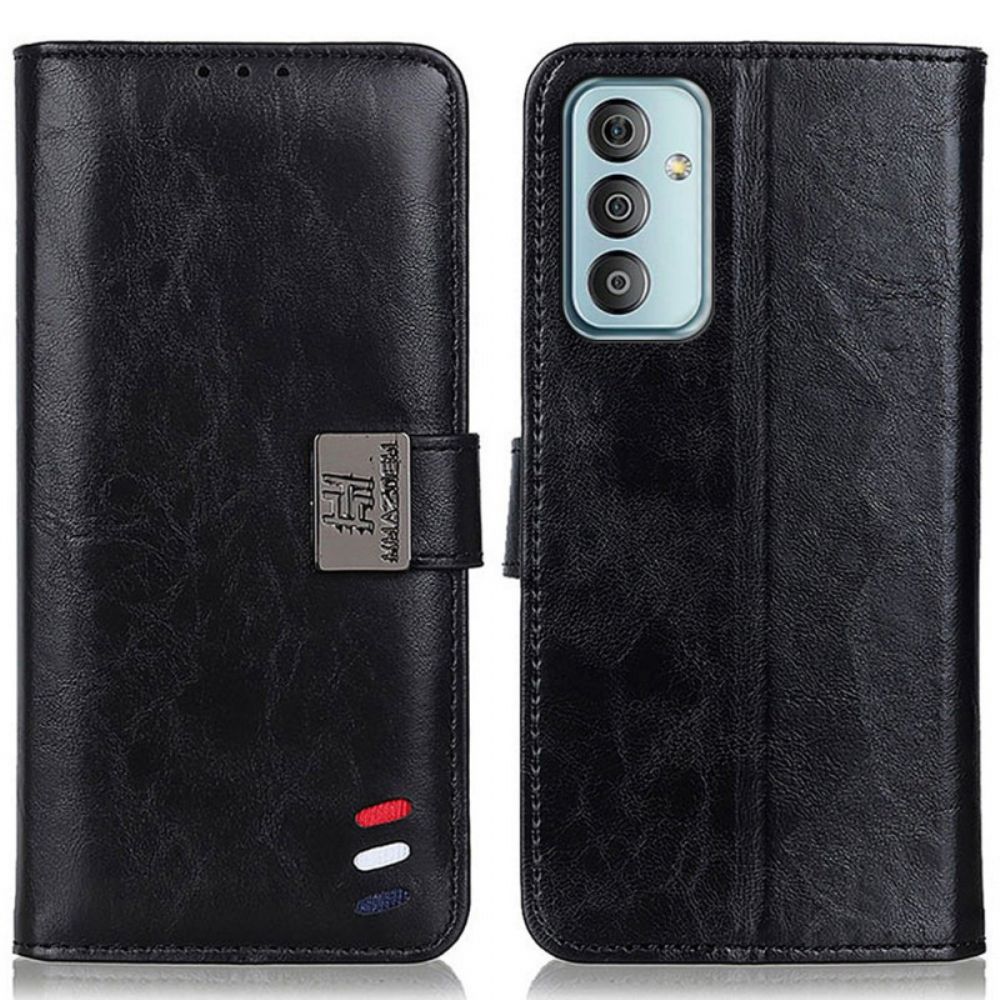 Leren Hoesje voor Samsung Galaxy M23 5G Driekleur