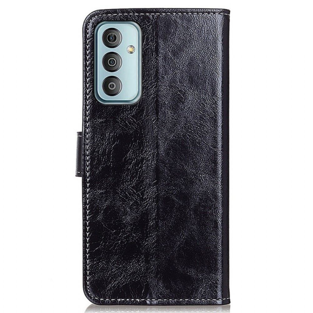 Leren Hoesje voor Samsung Galaxy M23 5G Glanzend Kunstleer