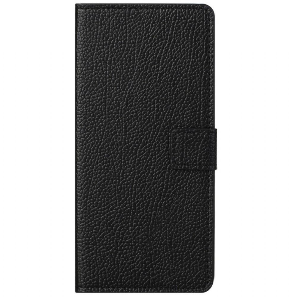 Leren Hoesje voor Samsung Galaxy M23 5G Lichi Leder Textuur