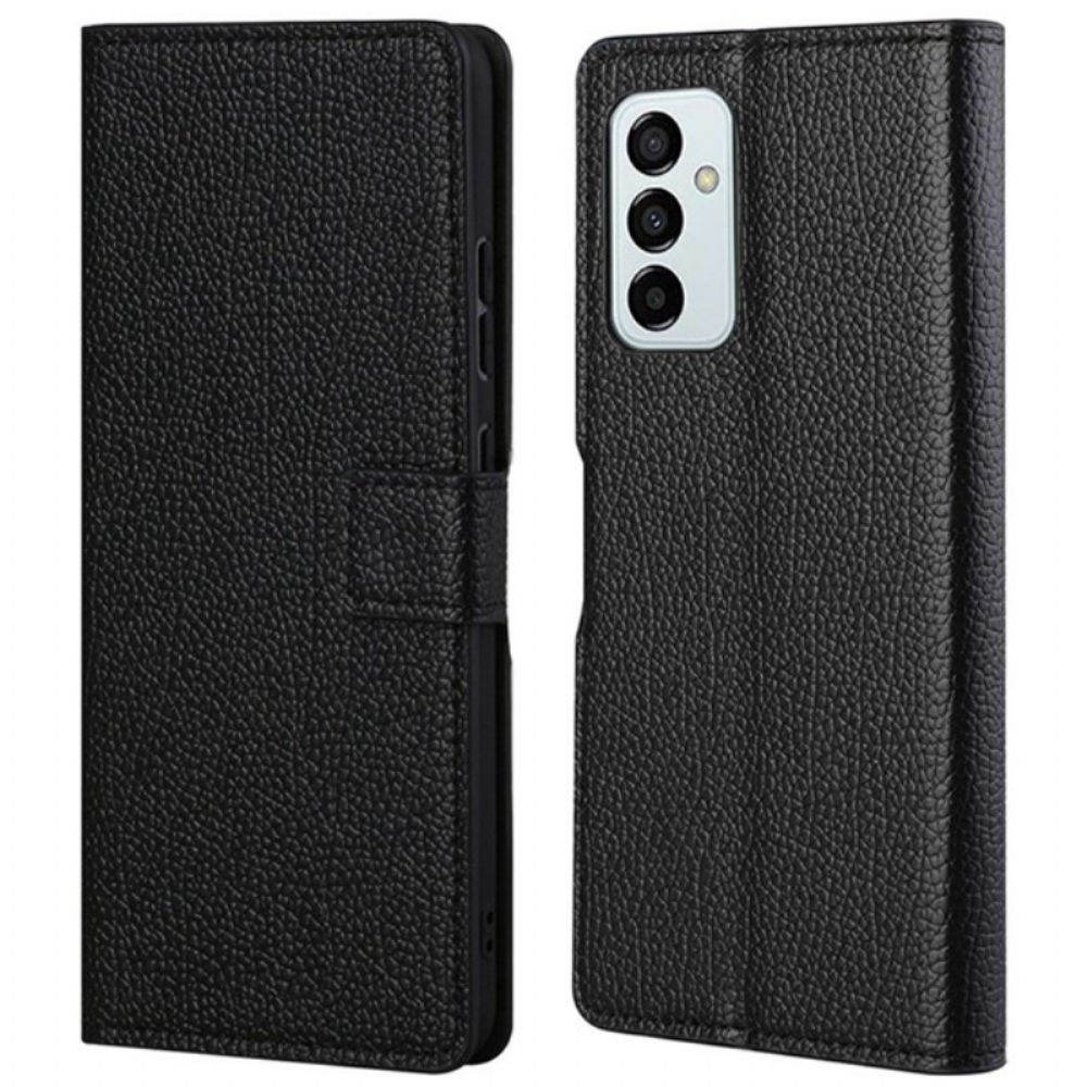 Leren Hoesje voor Samsung Galaxy M23 5G Lichi Leder Textuur