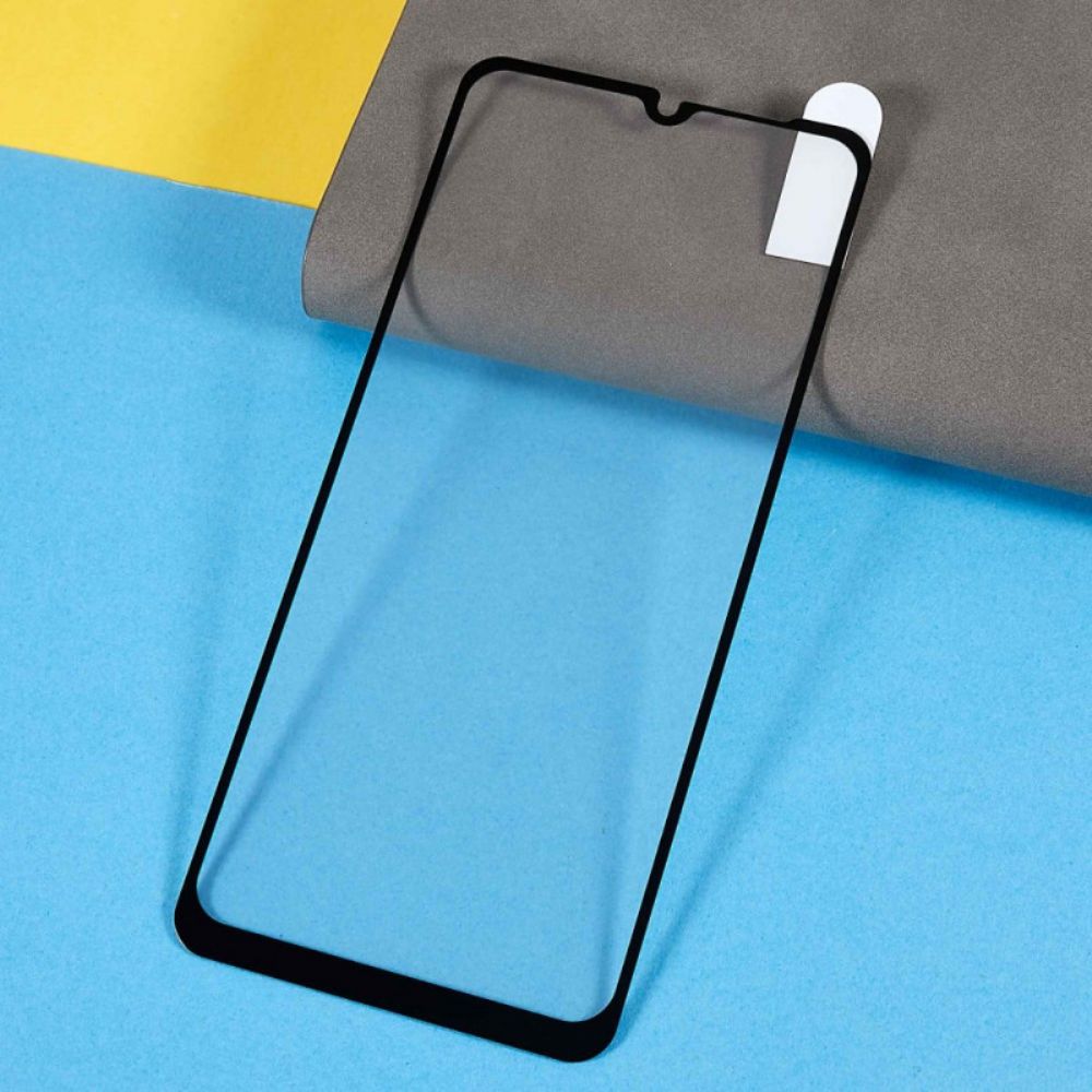 Samsung Galaxy M23 5G Zwarte Rand Gehard Glas Screenprotector