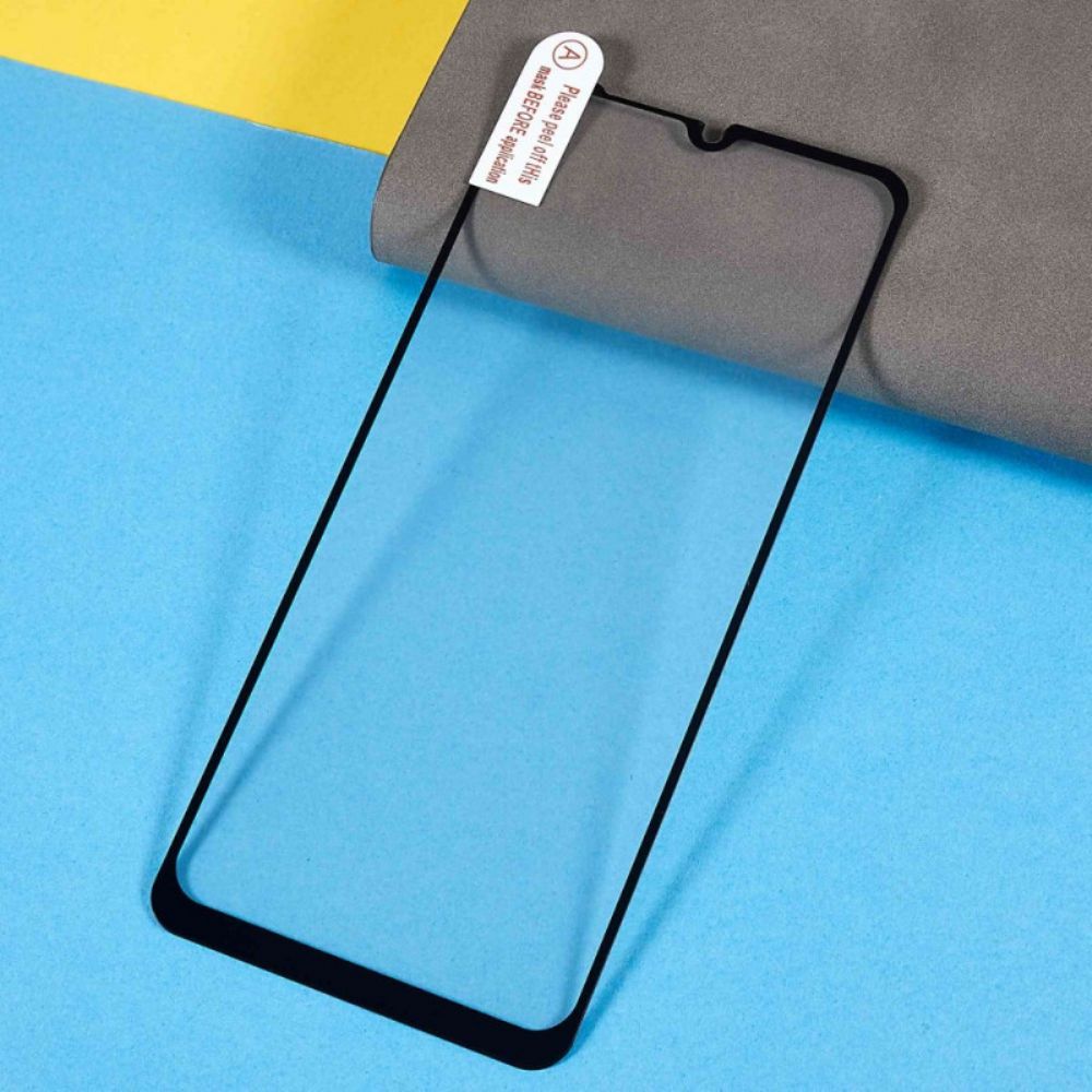 Samsung Galaxy M23 5G Zwarte Rand Gehard Glas Screenprotector