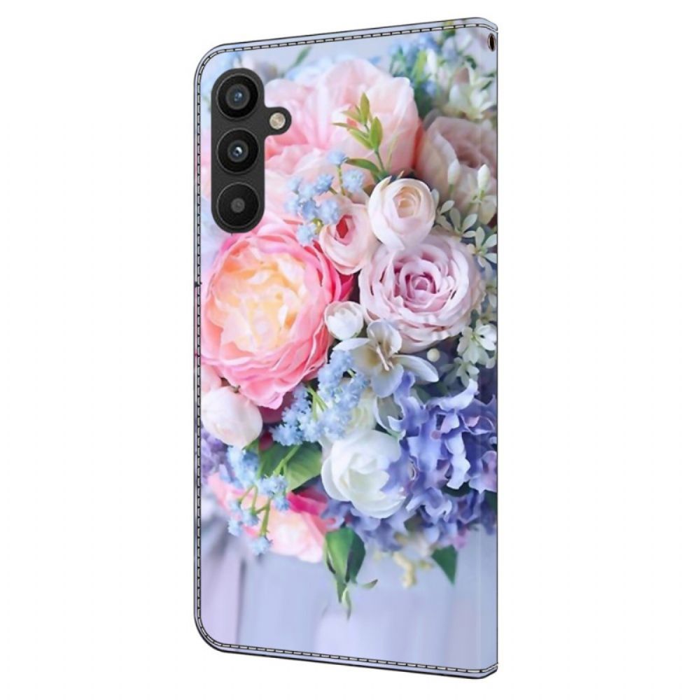 Bescherming Hoesje Samsung Galaxy A15 Boeket Bloemen