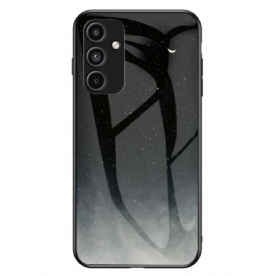 Case Hoesje Samsung Galaxy A15 Telefoonhoesje Melkweg Gehard Glas