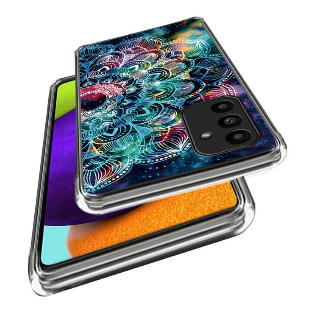 Case Hoesje Samsung Galaxy A15 Telefoonhoesje Sterrenhemel En Mandala